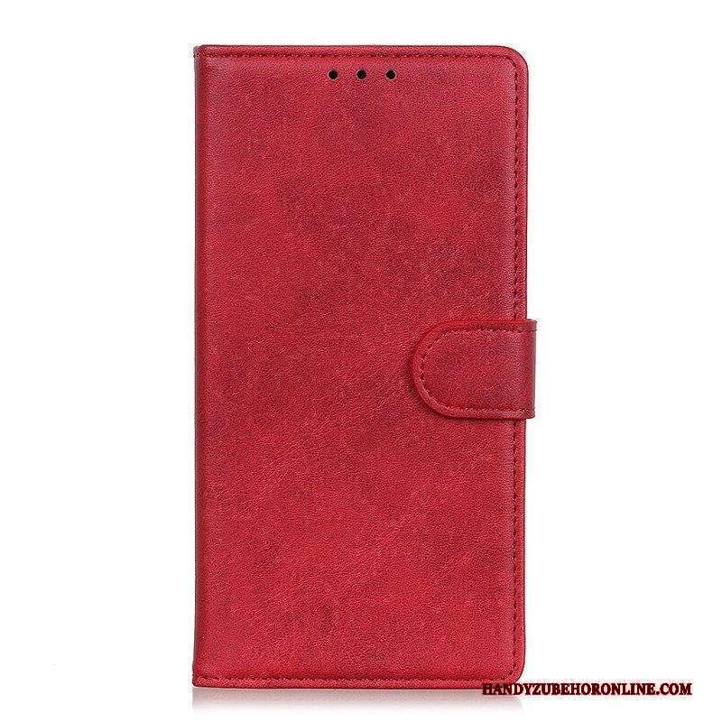 Custodia in pelle Xiaomi Redmi Note 11 Pro / 11 Pro 5G Retro Effetto Pelle Opaca