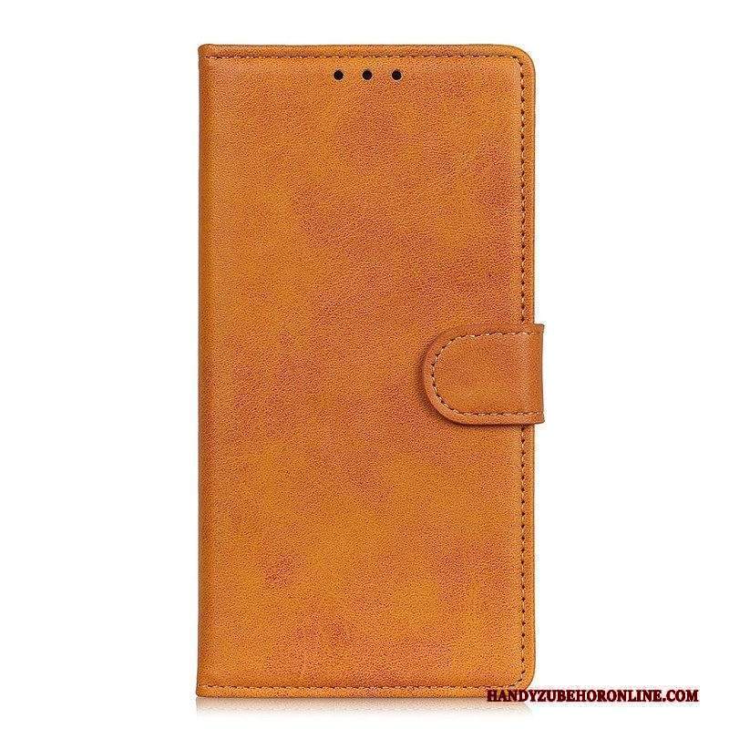 Custodia in pelle Xiaomi Redmi Note 11 Pro / 11 Pro 5G Retro Effetto Pelle Opaca