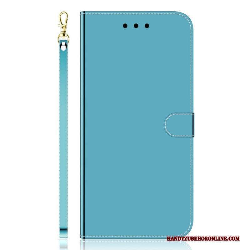 Custodia in pelle Xiaomi Redmi Note 11 Pro Plus 5G Copri Specchietto In Ecopelle