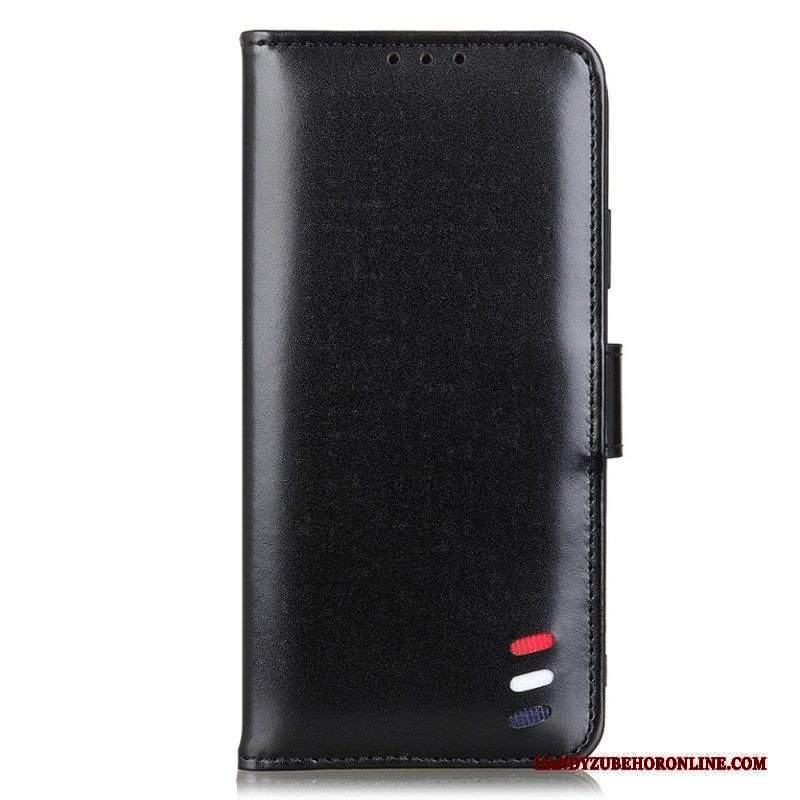 Custodia in pelle Xiaomi Redmi Note 11 Pro Plus 5G Effetto Pelle Tricolore