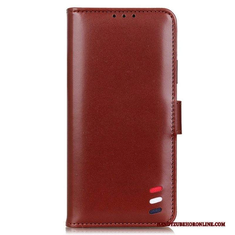 Custodia in pelle Xiaomi Redmi Note 11 Pro Plus 5G Effetto Pelle Tricolore