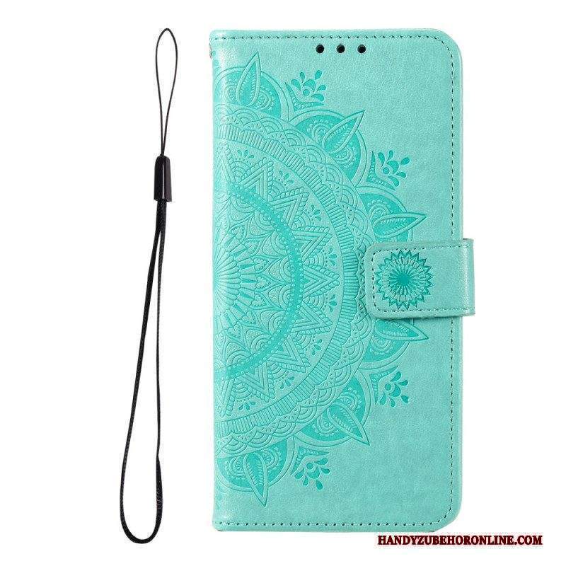 Custodia in pelle Xiaomi Redmi Note 11 Pro Plus 5G Mandala Del Sole