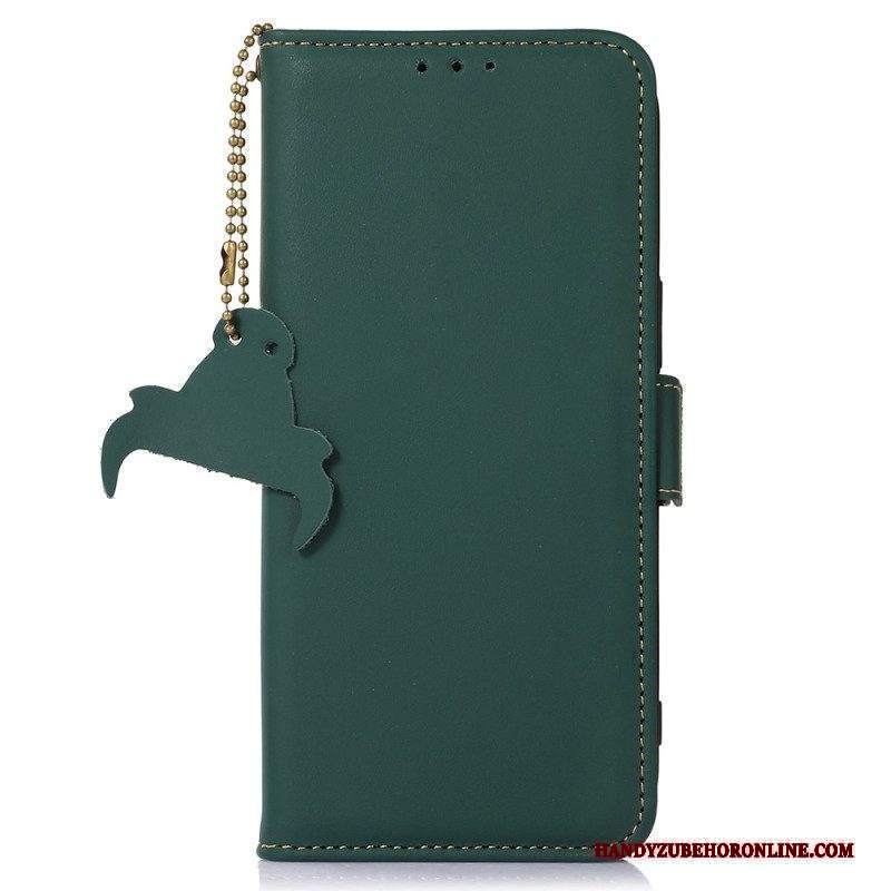 Custodia in pelle Xiaomi Redmi Note 12 4G Rfid In Vera Pelle