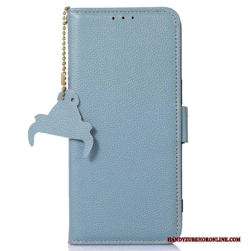 Custodia in pelle Xiaomi Redmi Note 12 4G Vera Pelle Testurizzata Rfid