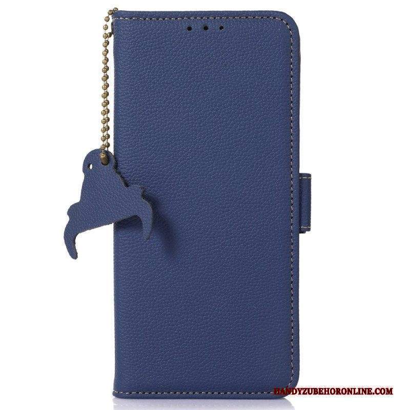 Custodia in pelle Xiaomi Redmi Note 12 4G Vera Pelle Testurizzata Rfid