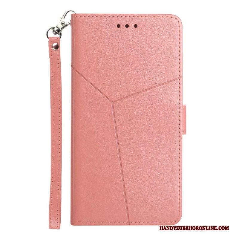 Custodia in pelle Xiaomi Redmi Note 12 4G Y Strappy Design