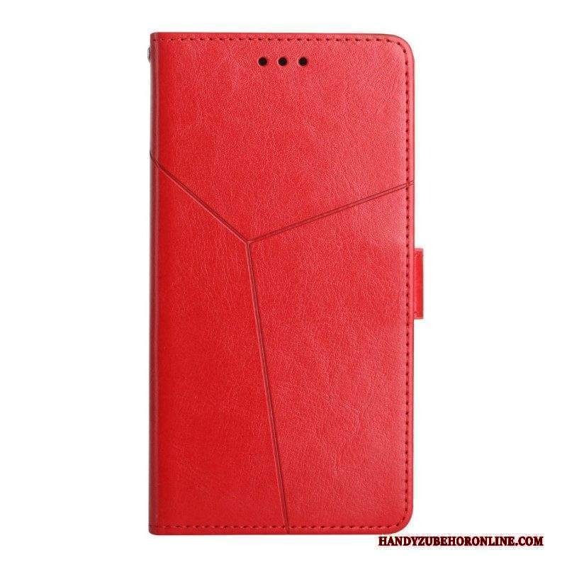 Custodia in pelle Xiaomi Redmi Note 12 5G Y Strappy Design