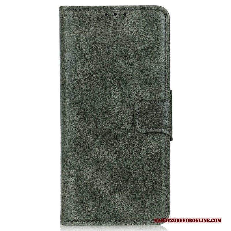 Custodia in pelle Xiaomi Redmi Note 12 Pro Chiusura In Pelle Stile Reversibile