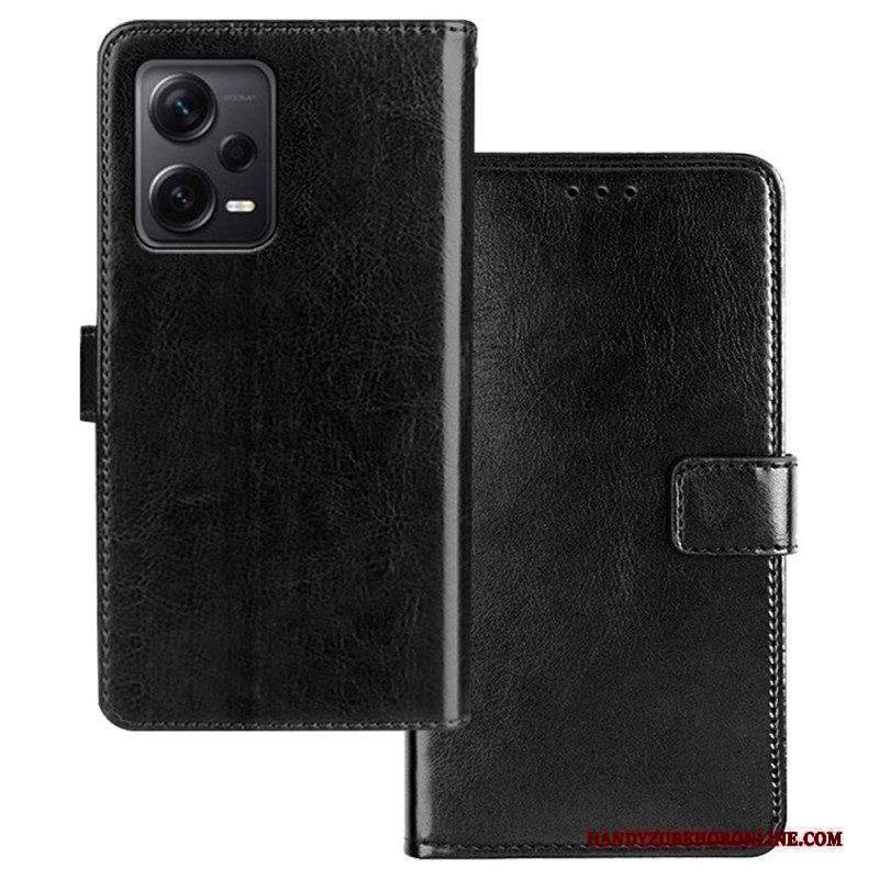 Custodia in pelle Xiaomi Redmi Note 12 Pro Plus Similpelle Idewei