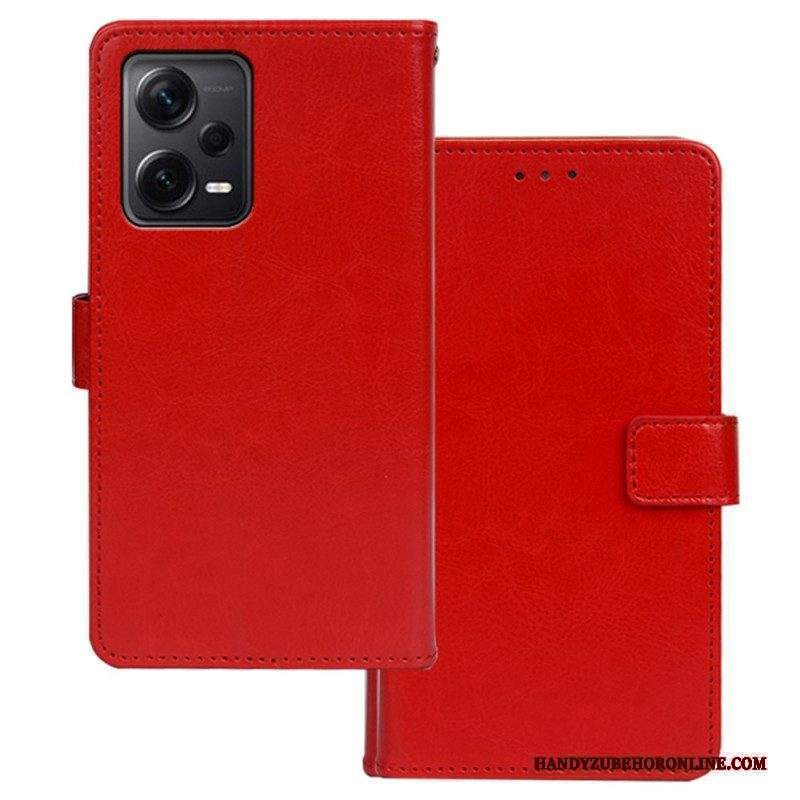 Custodia in pelle Xiaomi Redmi Note 12 Pro Plus Similpelle Idewei