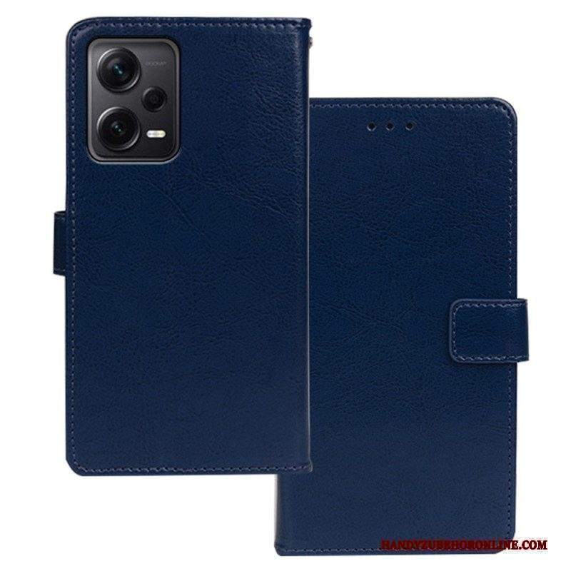 Custodia in pelle Xiaomi Redmi Note 12 Pro Plus Similpelle Idewei