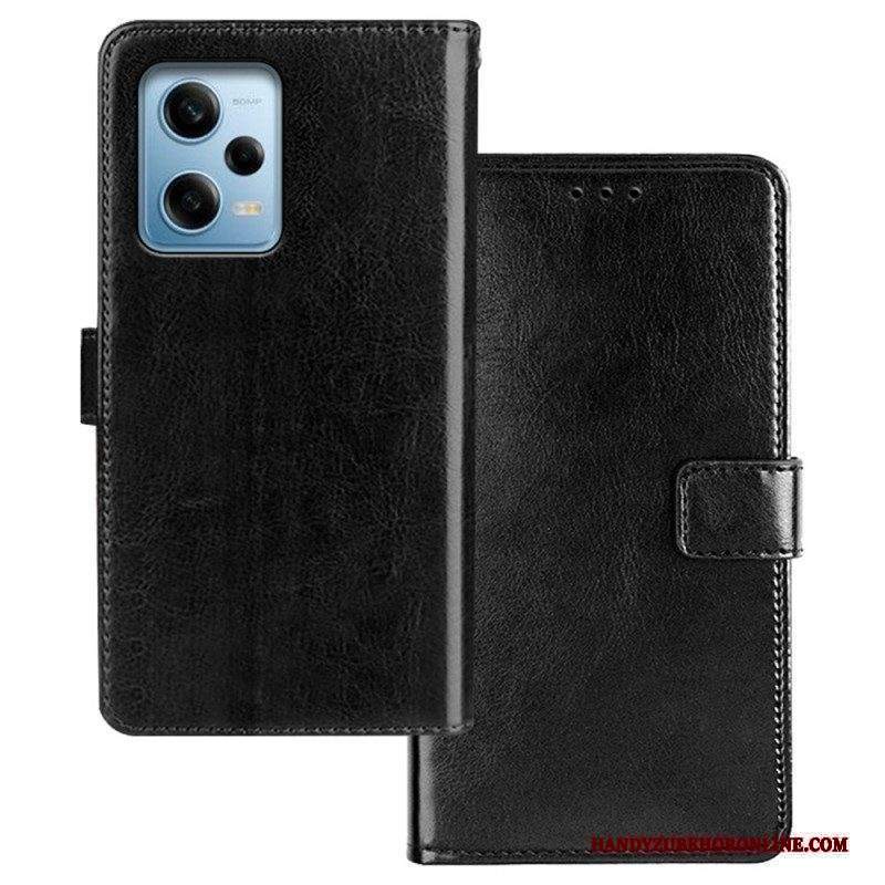 Custodia in pelle Xiaomi Redmi Note 12 Pro Stile In Pelle Idewei