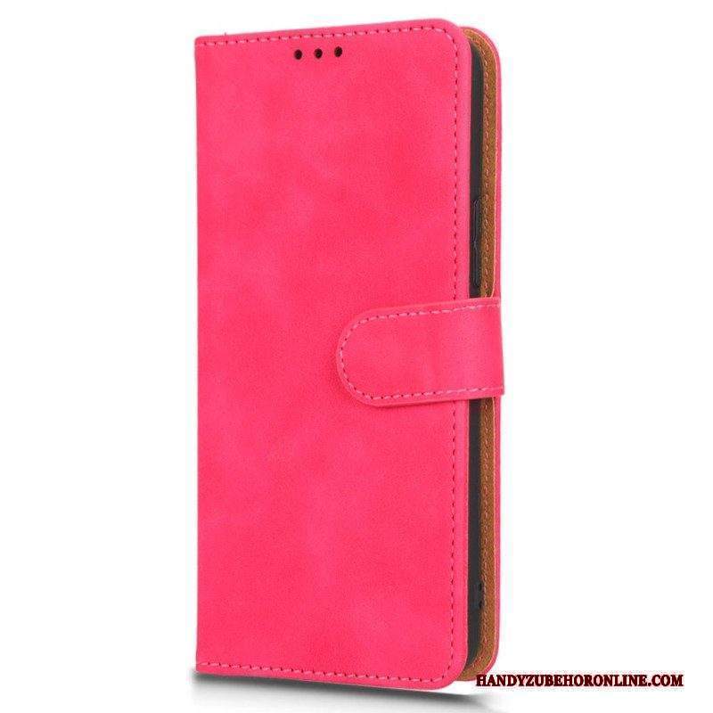 Custodia in pelle Xiaomi Redmi Note 12 Pro Vintage Con Cordino