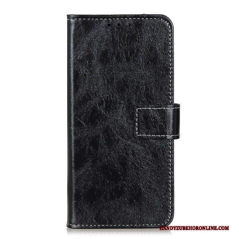 Custodia in pelle iPhone 13 Mini Cuciture Lucide Ea Vista