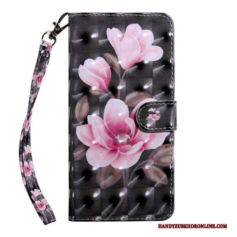 Custodia in pelle iPhone 13 Mini Fiore Punto Luce Fiori