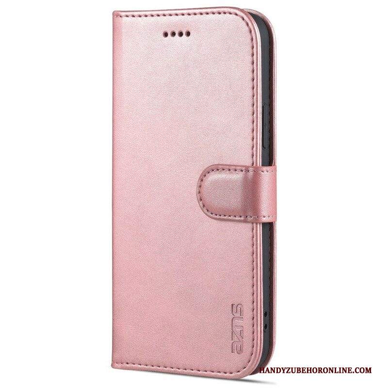 Custodia in pelle iPhone 13 Pro Azns Ecopelle