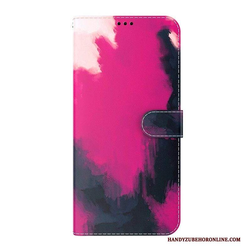 Custodia in pelle iPhone 13 Pro Max Acquerello