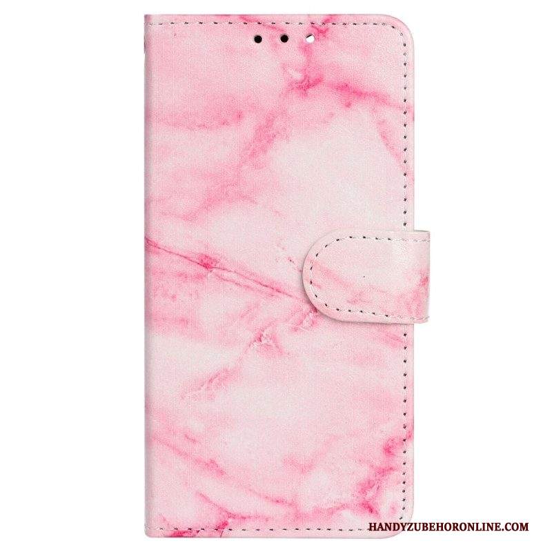 Custodia in pelle iPhone 14 Marmo