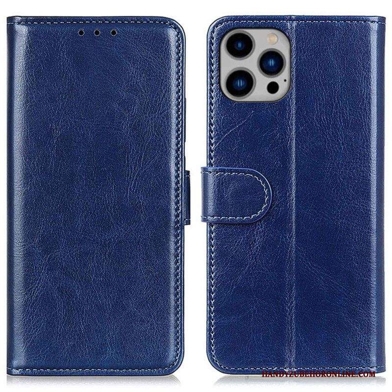 Custodia in pelle iPhone 14 Plus Finezza In Ecopelle