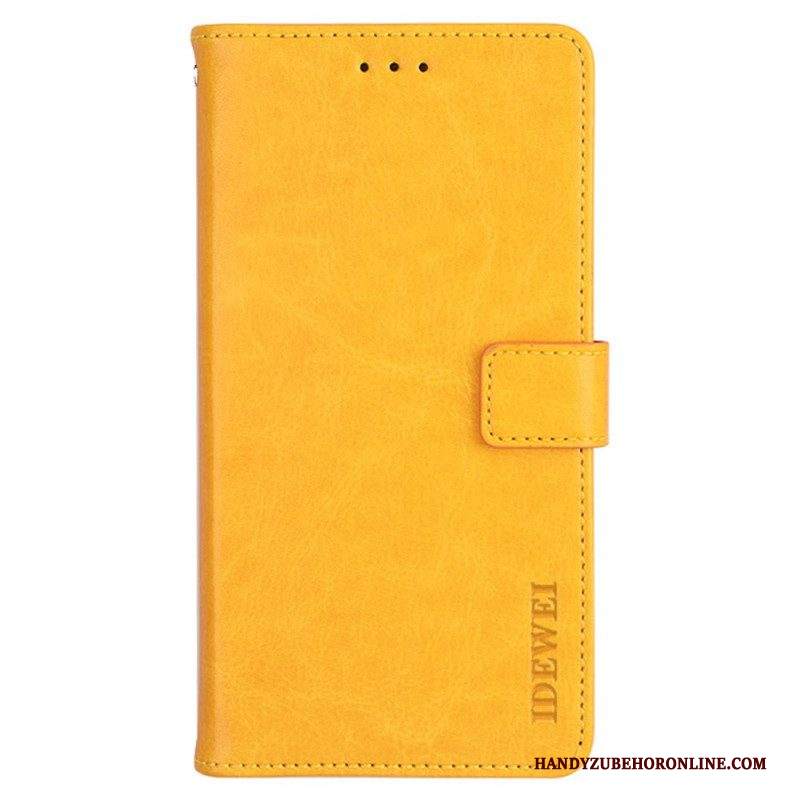 Custodia in pelle iPhone 14 Plus Similpelle Idewei