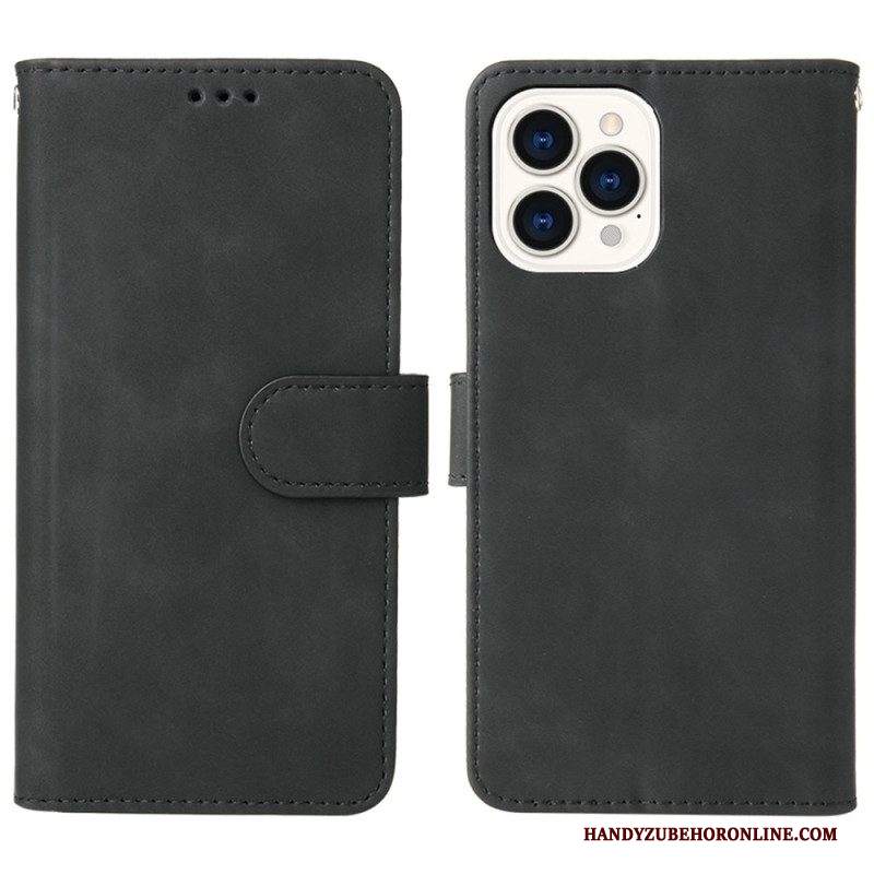 Custodia in pelle iPhone 14 Plus Tocco Di Pelle