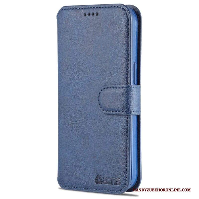 Custodia in pelle iPhone 14 Pro Azns Ecopelle