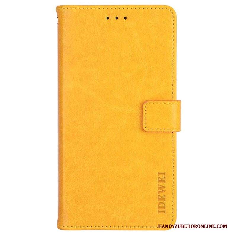 Custodia in pelle iPhone 14 Pro Similpelle Idewei