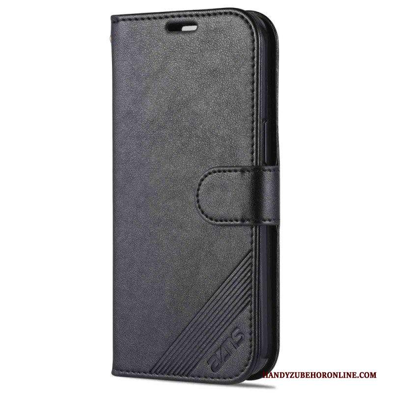 Custodia in pelle iPhone 14 Stile In Pelle Azns