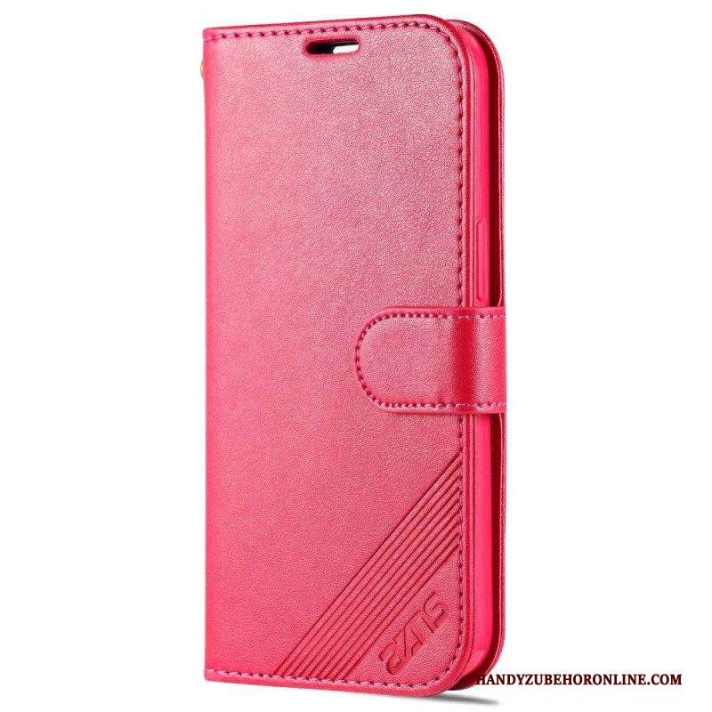 Custodia in pelle iPhone 14 Stile In Pelle Azns