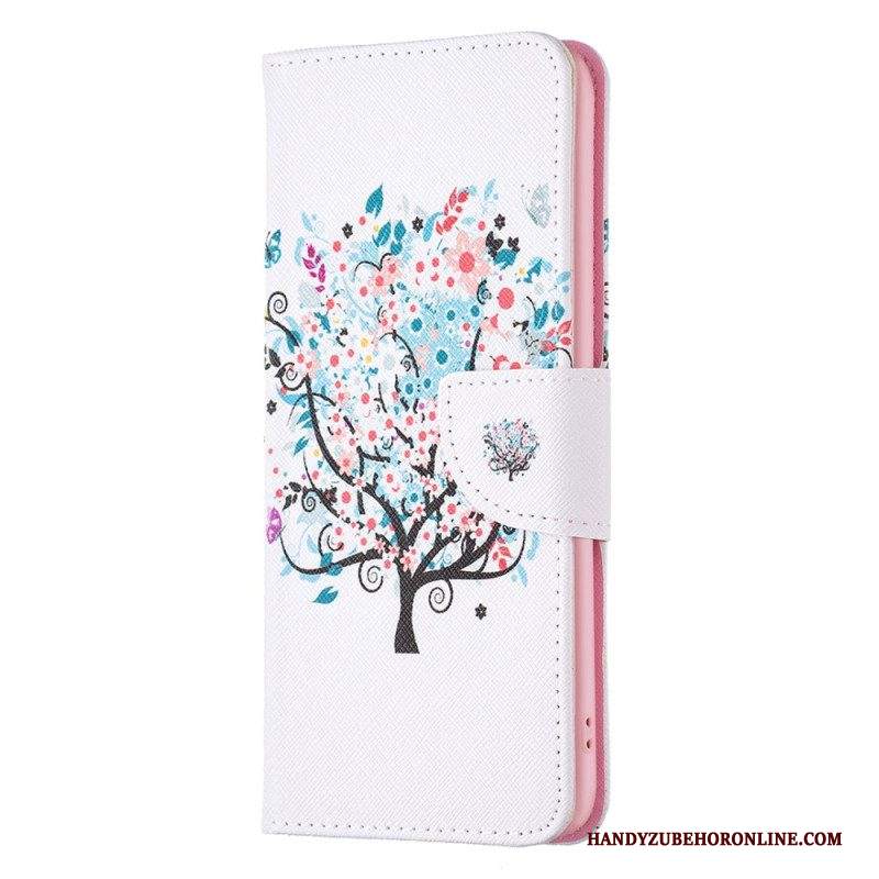 Custodia in pelle iPhone 15 Albero