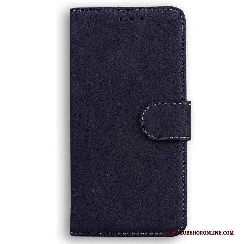 Custodia in pelle iPhone 15 Plus Stile In Morbida Pelle