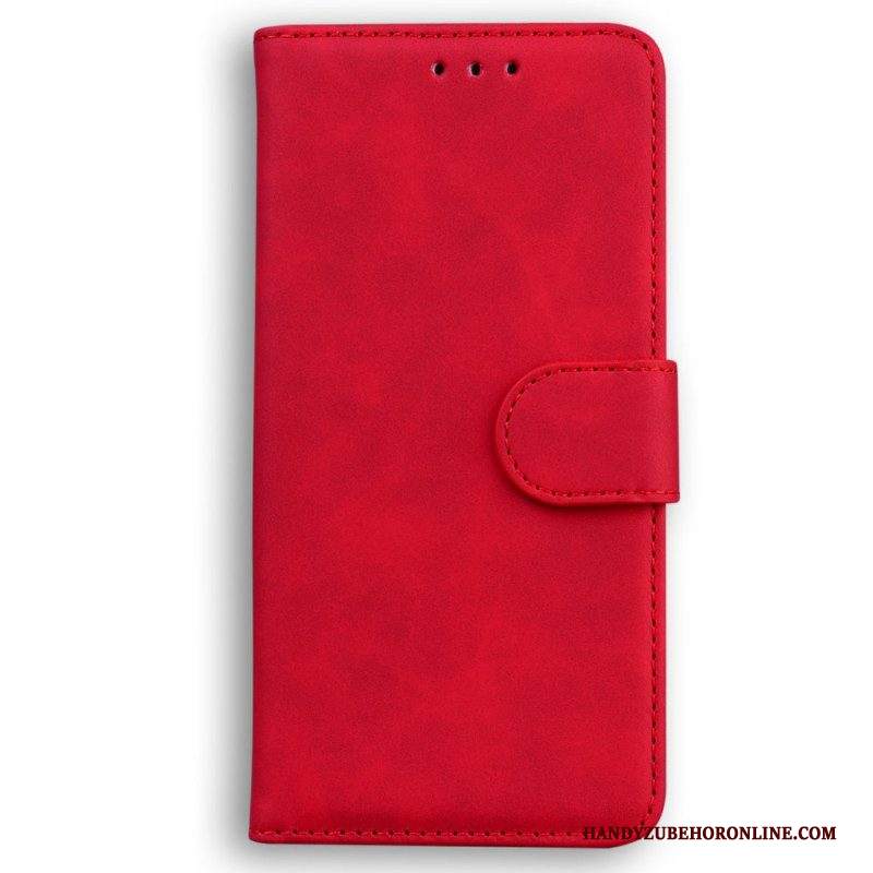 Custodia in pelle iPhone 15 Plus Stile In Morbida Pelle