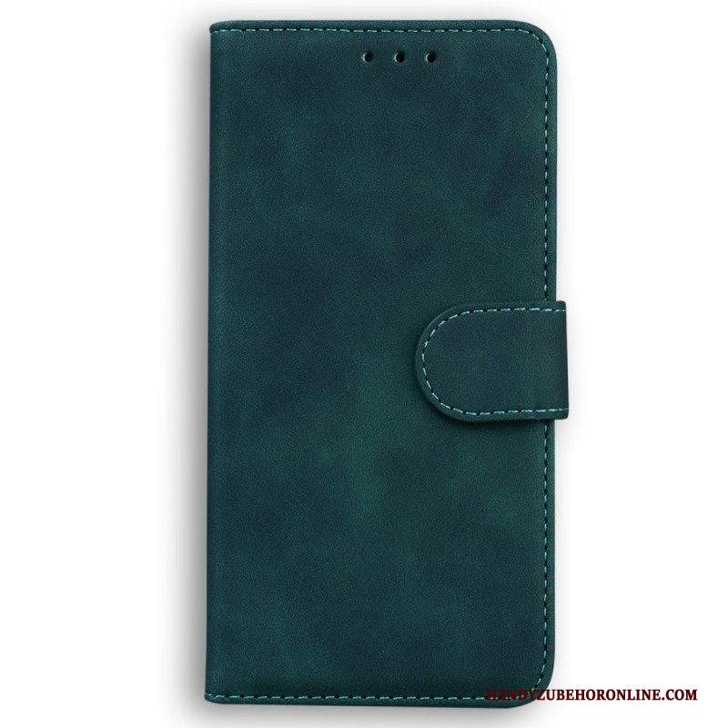 Custodia in pelle iPhone 15 Plus Stile In Morbida Pelle