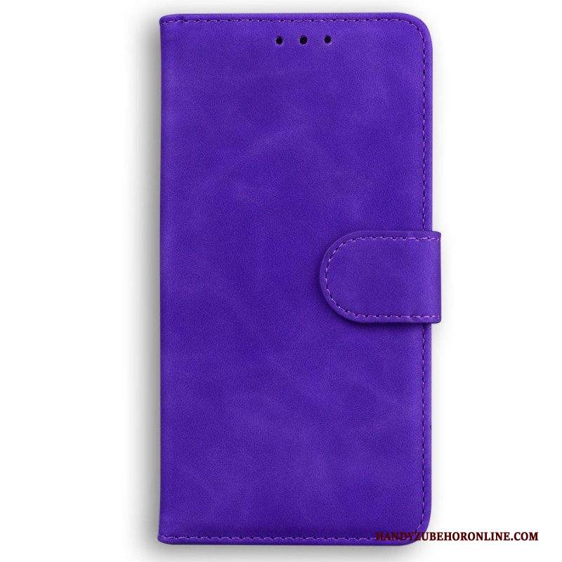 Custodia in pelle iPhone 15 Plus Stile In Morbida Pelle