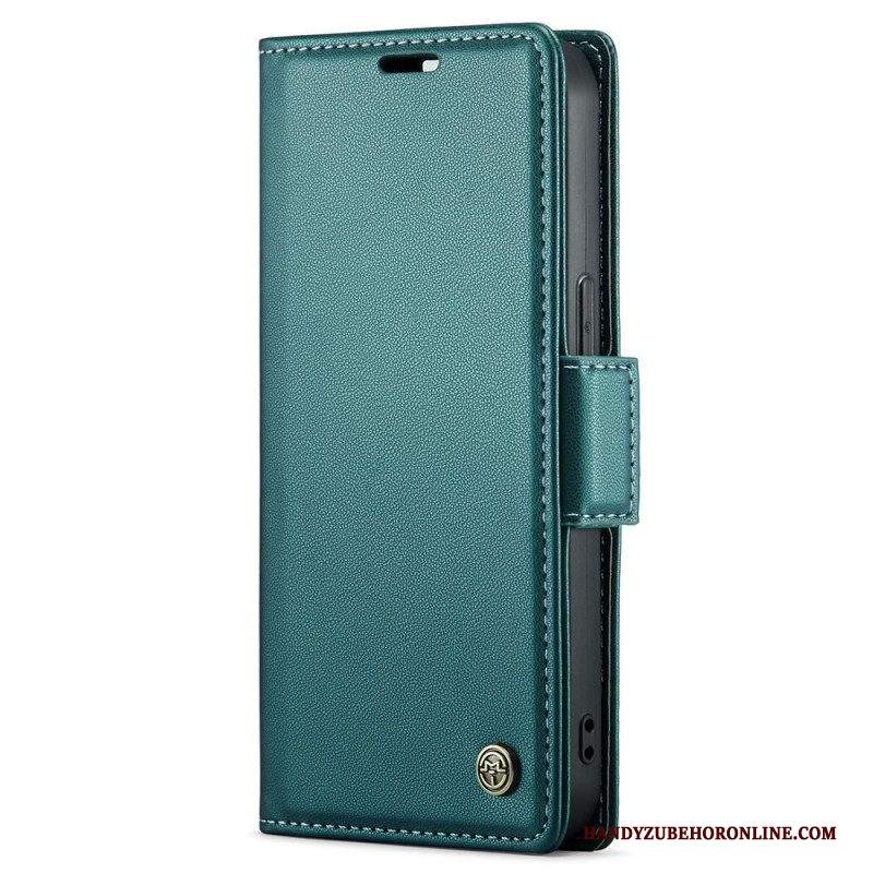 Custodia in pelle iPhone 15 Plus Stile In Pelle Caseme