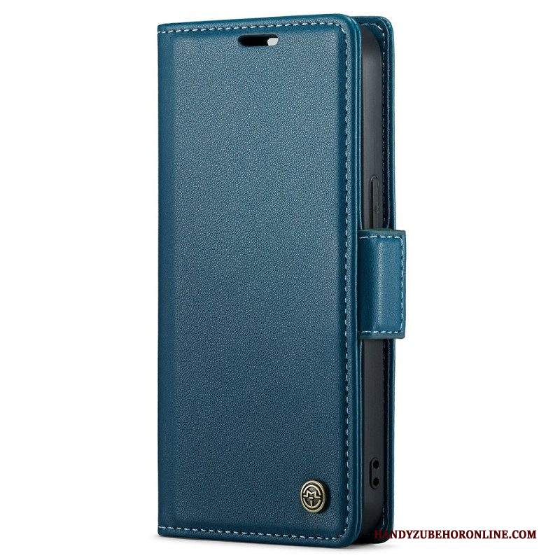 Custodia in pelle iPhone 15 Plus Stile In Pelle Caseme