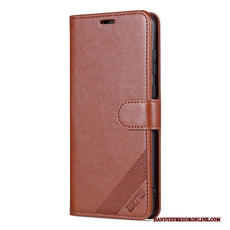 Folio Cover Huawei Mate 50 Pro Azns Effetto Pelle