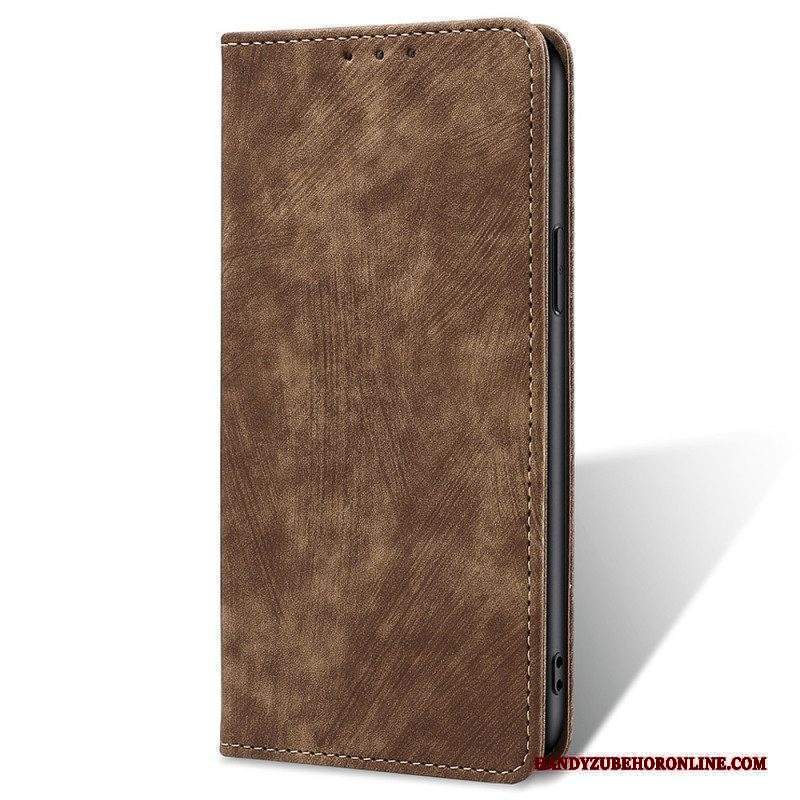 Folio Cover Huawei Mate 50 Pro Custodia in pelle Ecopelle Retrò