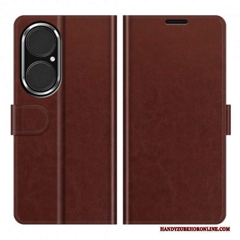 Folio Cover Huawei P50 Design In Pelle Stile