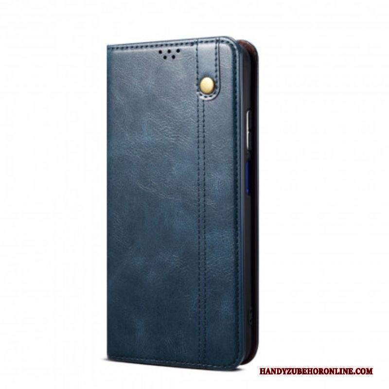 Folio Cover Huawei P50 Pro Custodia in pelle Ecopelle Cerata