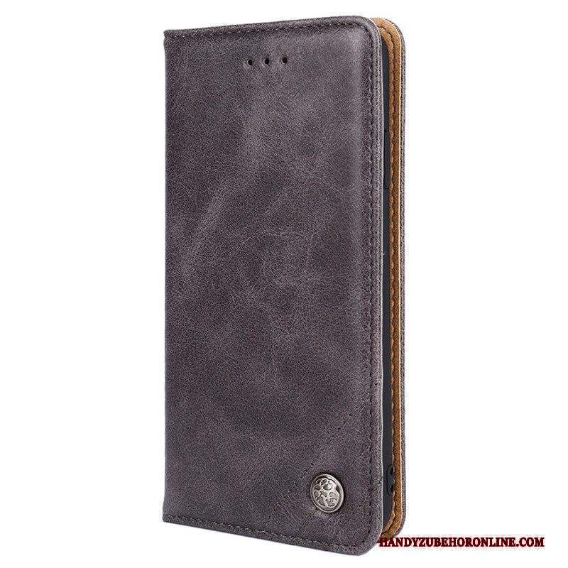 Folio Cover Huawei P60 Pro Custodia in pelle Rivetto Decorativo