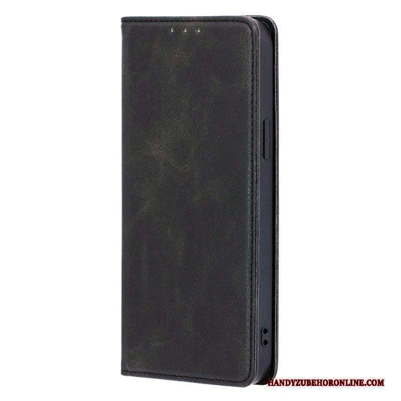 Folio Cover Huawei P60 Pro Custodia in pelle Trama Di Vitello