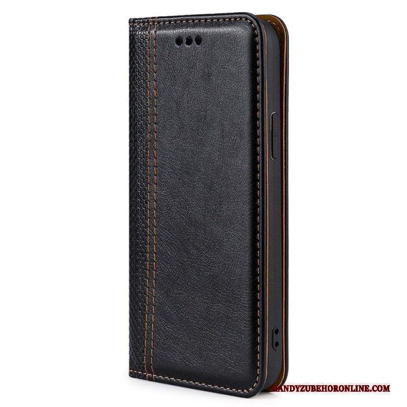 Folio Cover Huawei P60 Pro Custodia in pelle Vintage