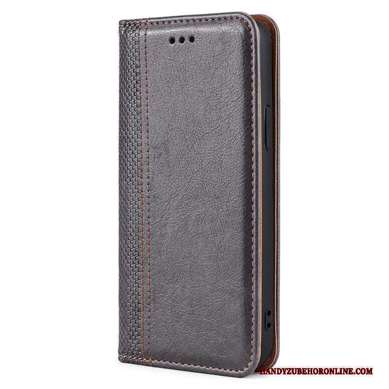 Folio Cover Huawei P60 Pro Custodia in pelle Vintage