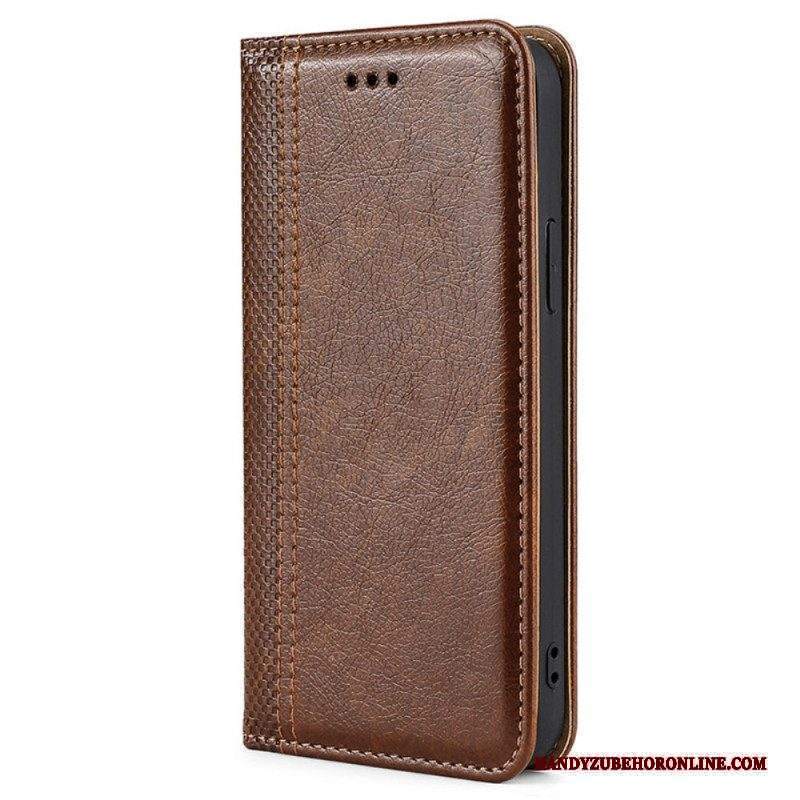 Folio Cover Huawei P60 Pro Custodia in pelle Vintage