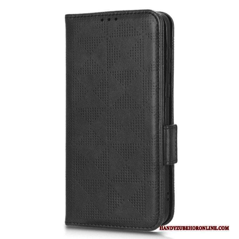 Folio Cover Huawei P60 Pro Triangoli Con Cinturino