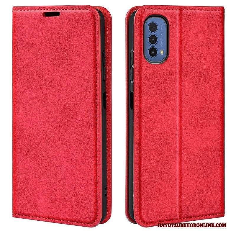 Folio Cover Moto E40 / E30 / E20 Custodia in pelle Morbidezza Al Tatto