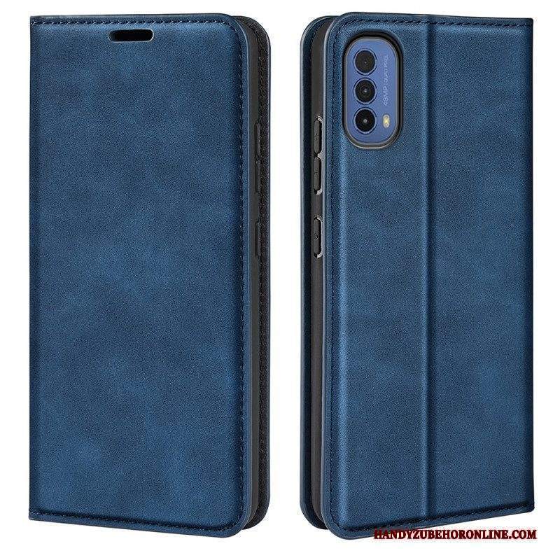 Folio Cover Moto E40 / E30 / E20 Custodia in pelle Morbidezza Al Tatto