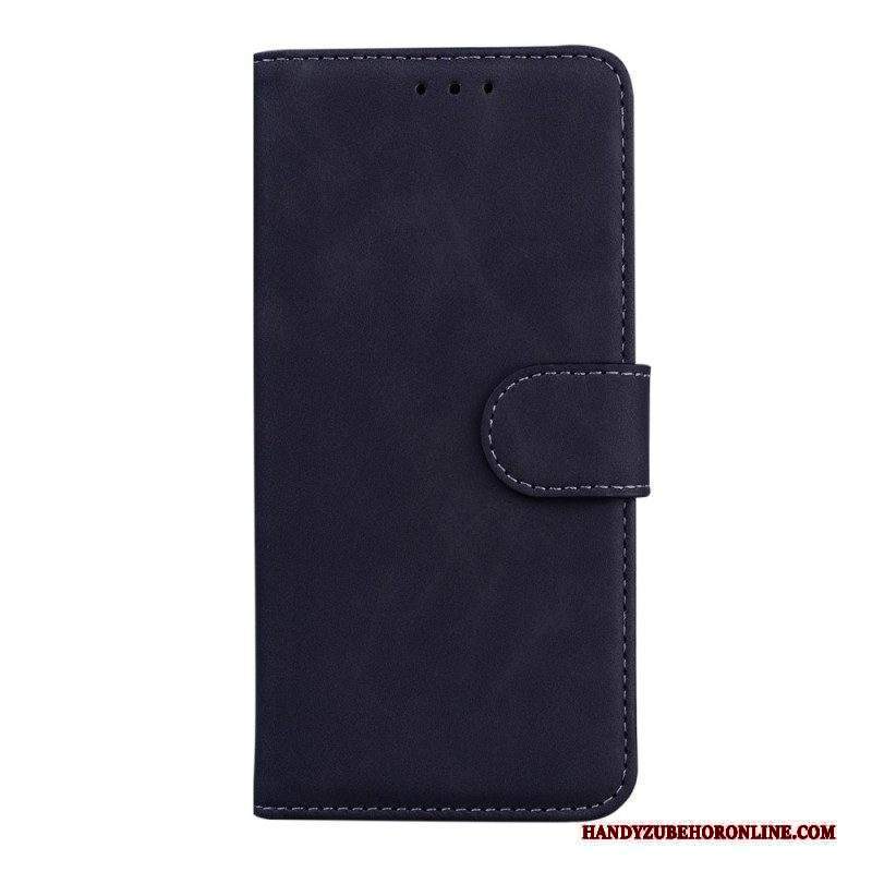 Folio Cover Moto E40 / E30 / E20 Effetto Pelle Monocromatica