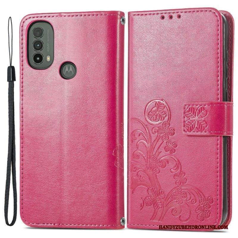 Folio Cover Moto E40 / E30 / E20 Quadrifoglio